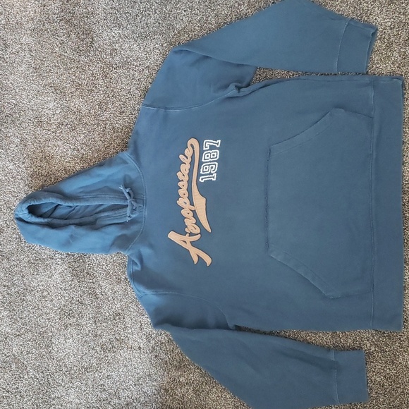 Aeropostale Other - GUC Mens Distressed Aeropostale Hooded Sweatshirt Size XL